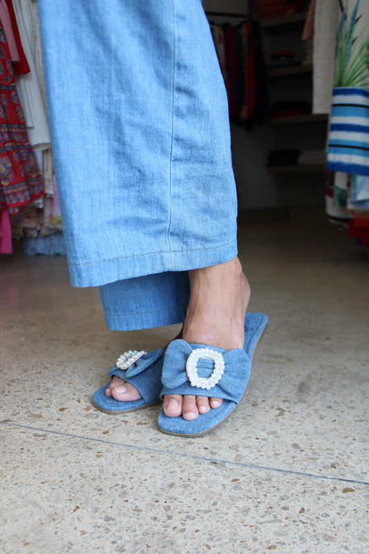 Sandalia Denim Lazo