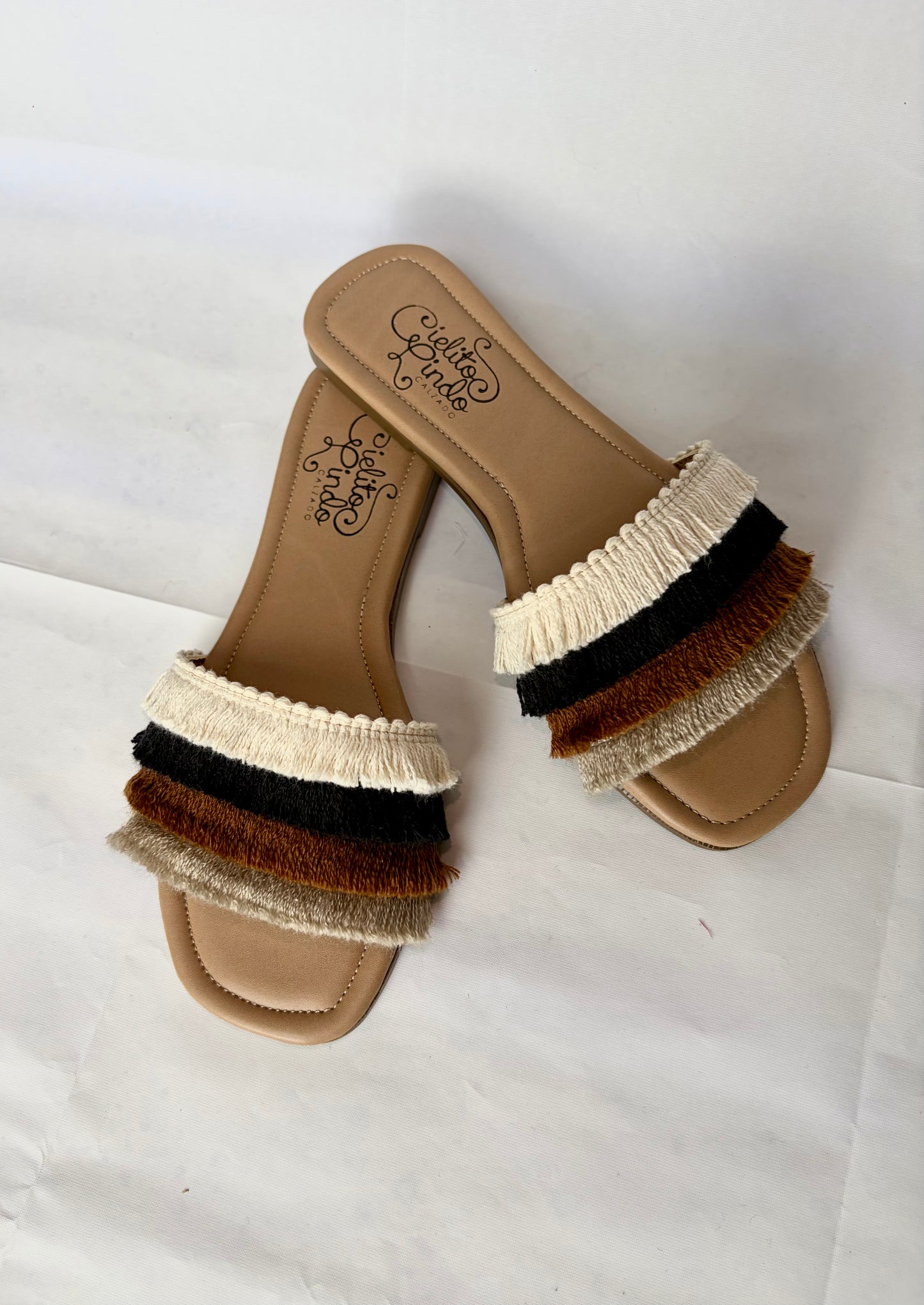 Sandalias Flecos Multicolor