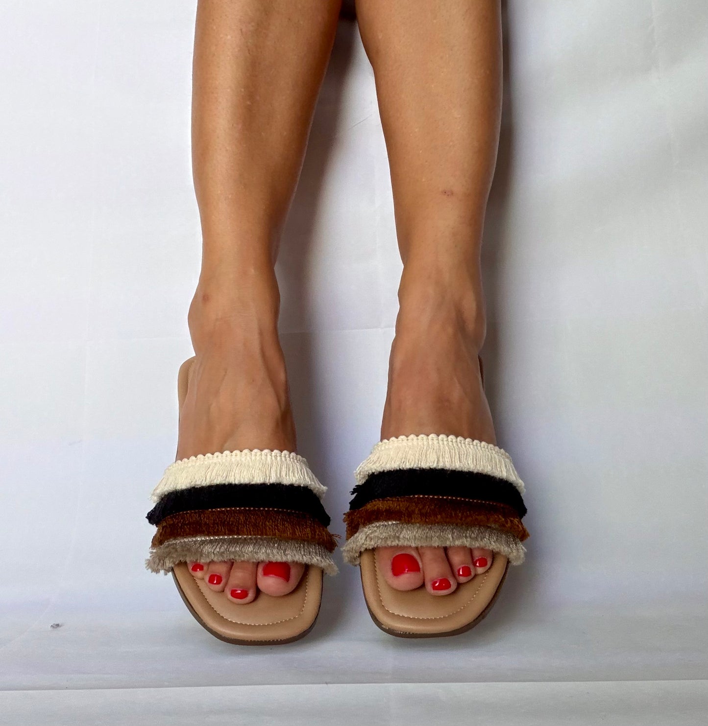 Sandalias Flecos Multicolor